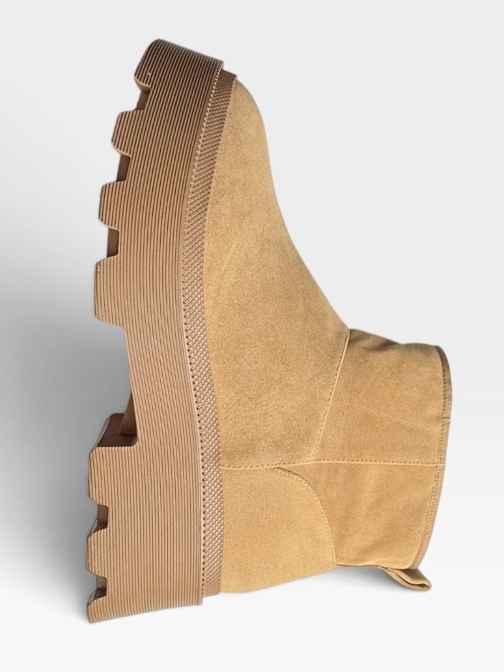 Universal Thread Women's Rowland Winter Boot Size 11 Tan Sherpa Lining Winter - Picture 6 of 12